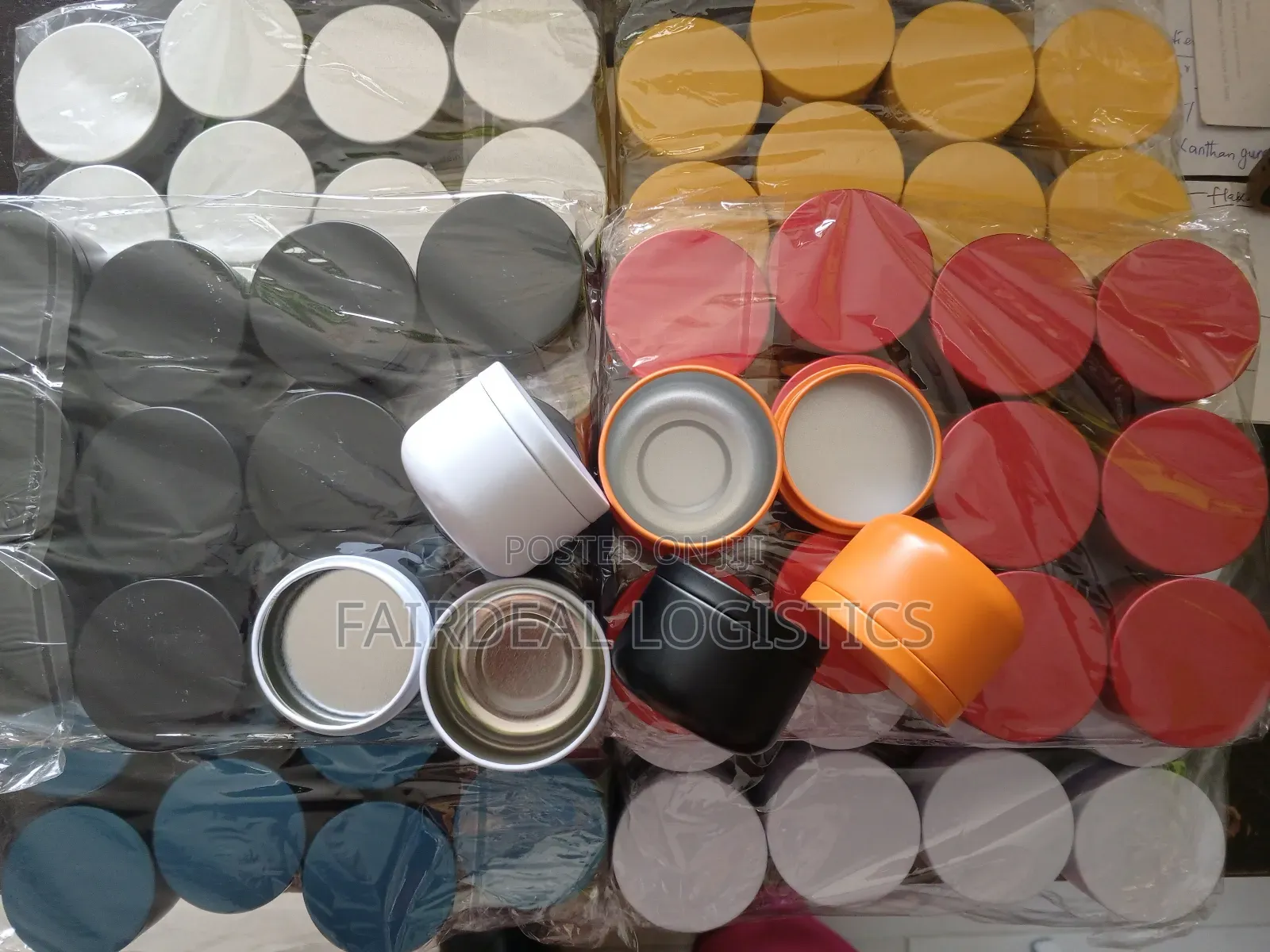 Metal Candle Jars