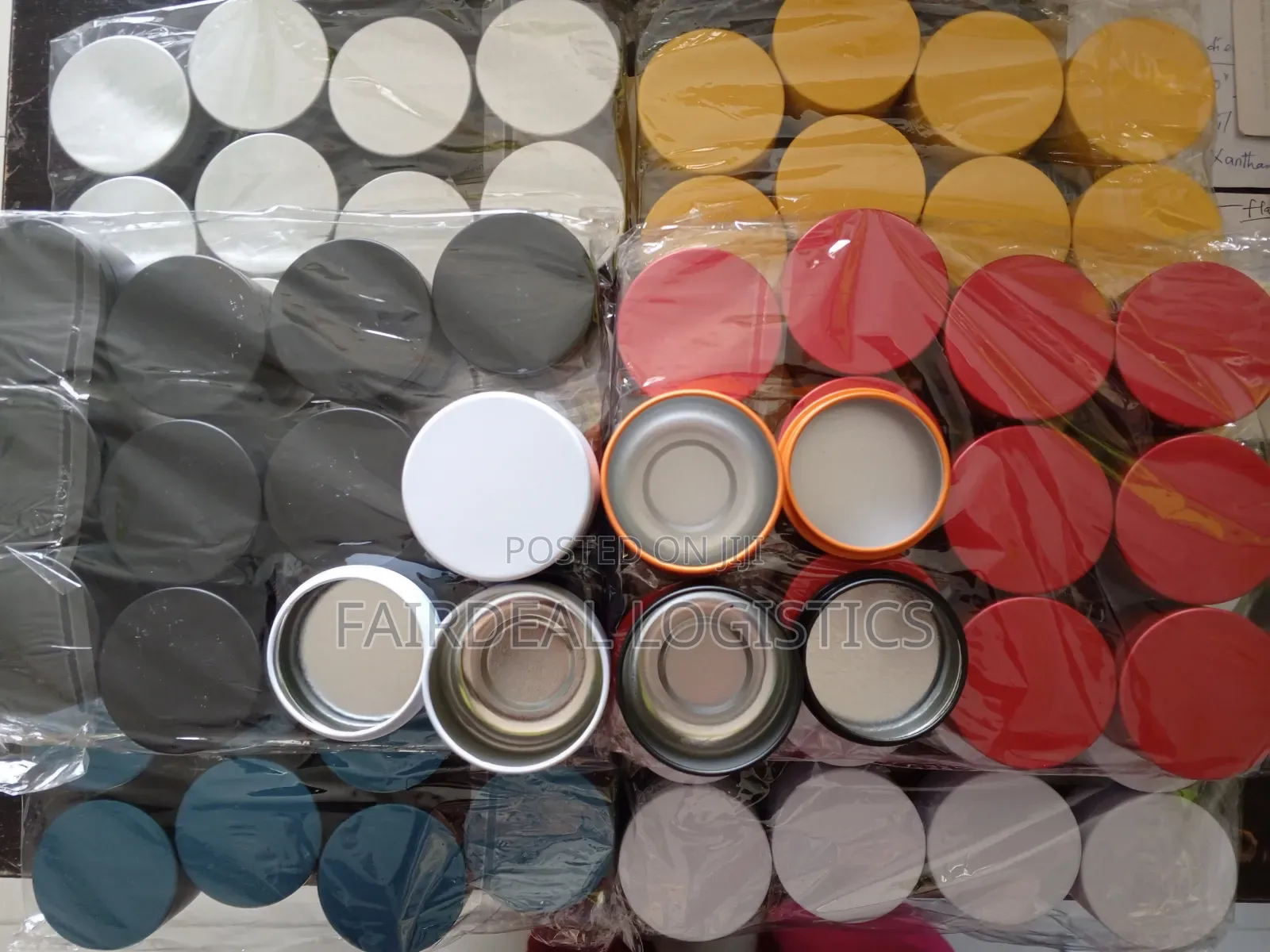 Metal Candle Jars