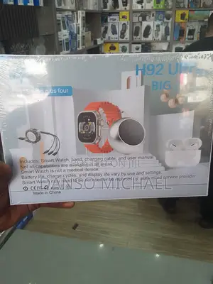 H92 Ultra 3 Big 2.3 Smart Watch, Including Airpod Pro 6, Mini Bluetoot