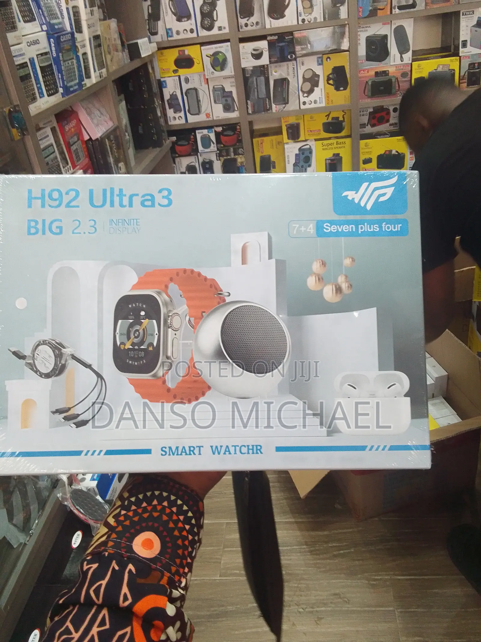 H92 Ultra 3 Big 2.3 Smart Watch, Including Airpod Pro 6, Mini Bluetoot