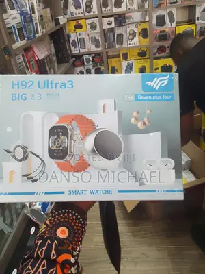 H92 Ultra 3 Big 2.3 Smart Watch, Including Airpod Pro 6, Mini Bluetoot