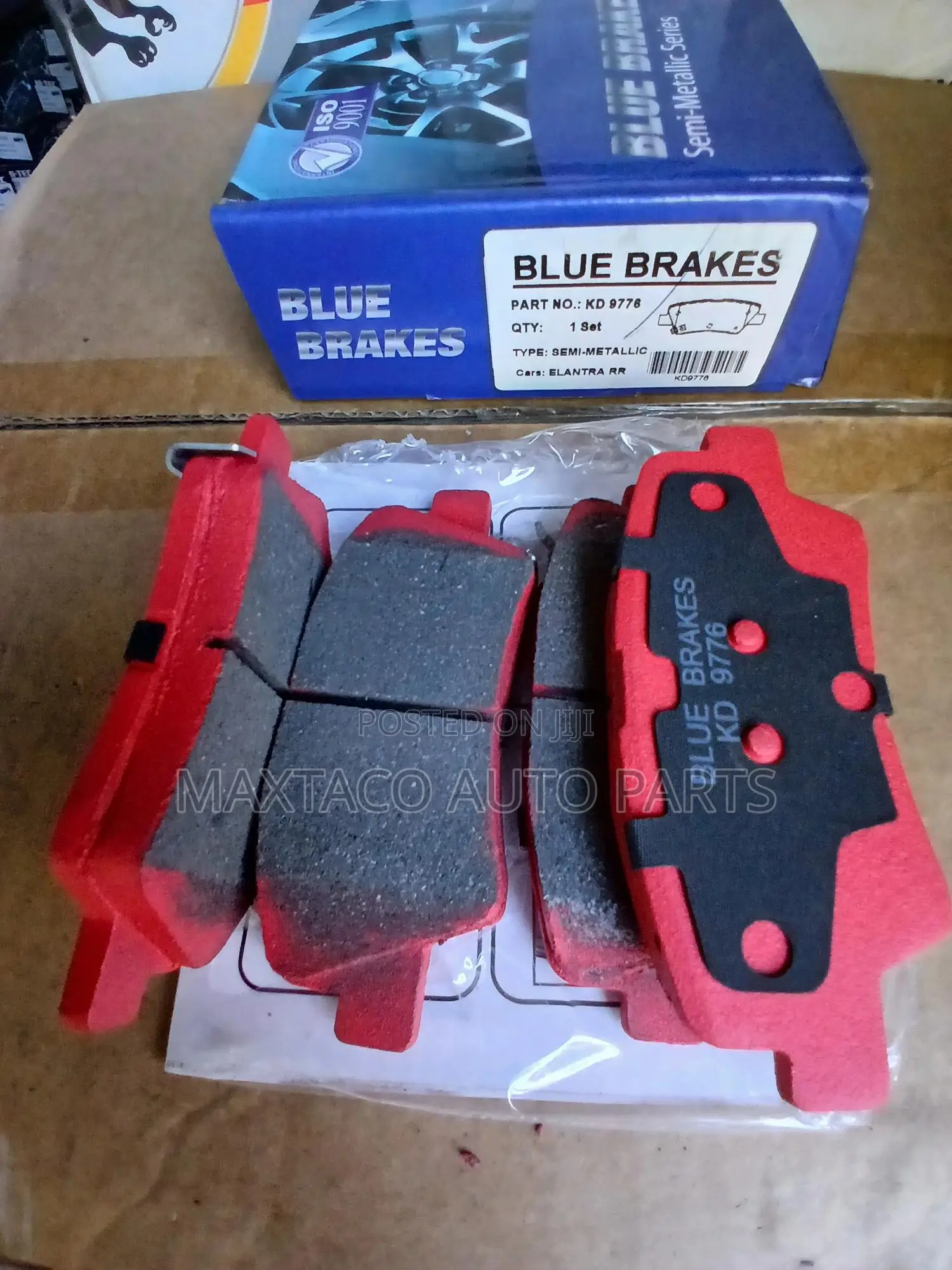 Blue Brakes Kd 9776 Semi-Metalic Brake Pad-R for Hyundai Elantra