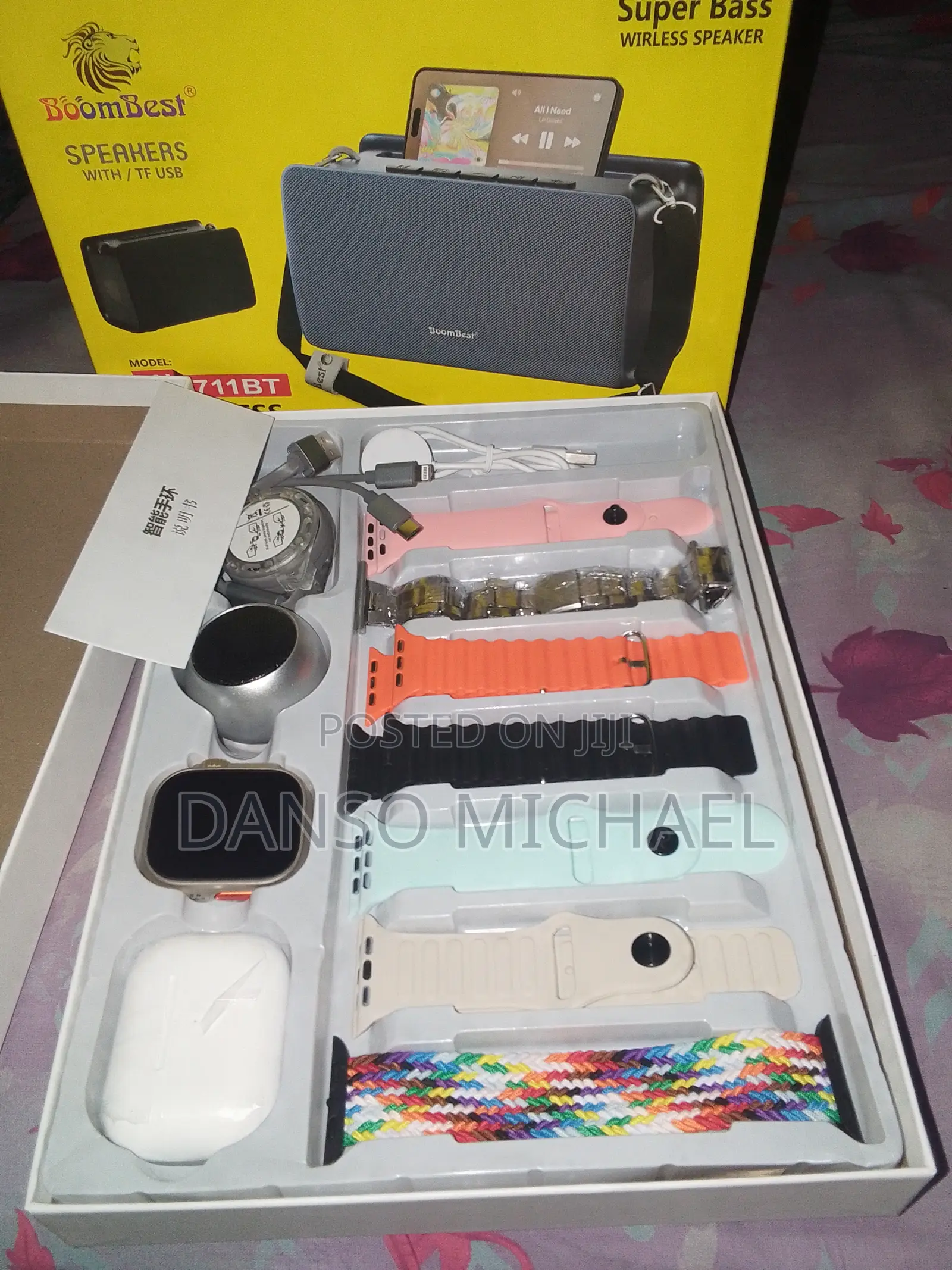 H92 Ultra 3 Big 2.3 Smart Watch, Including Airpod Pro 6, Mini Bluetoot