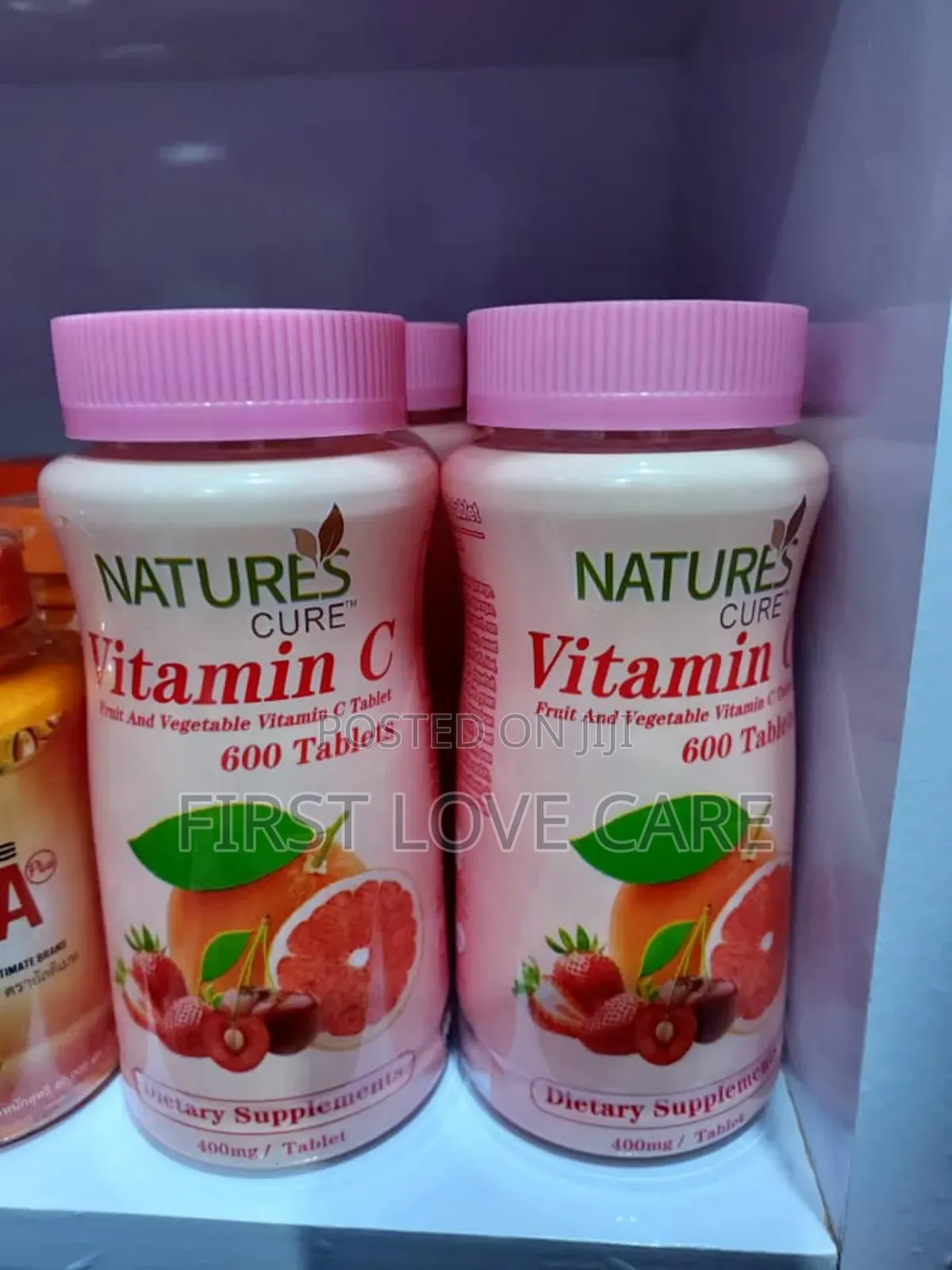 Nature's Cure Vitamin C 600 Tablet Fruit and Vegetables