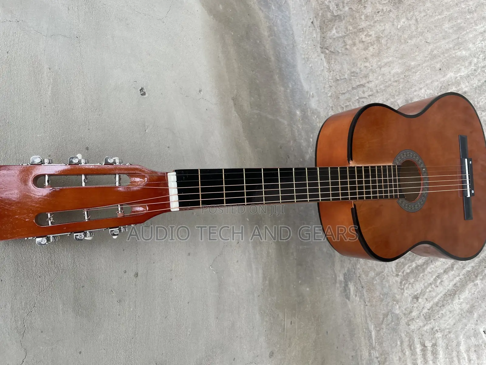 Brown Acoustic Guitar