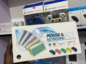 Wireless Keyboard and Mouse Combo - RGB Backlit, Rechargeable