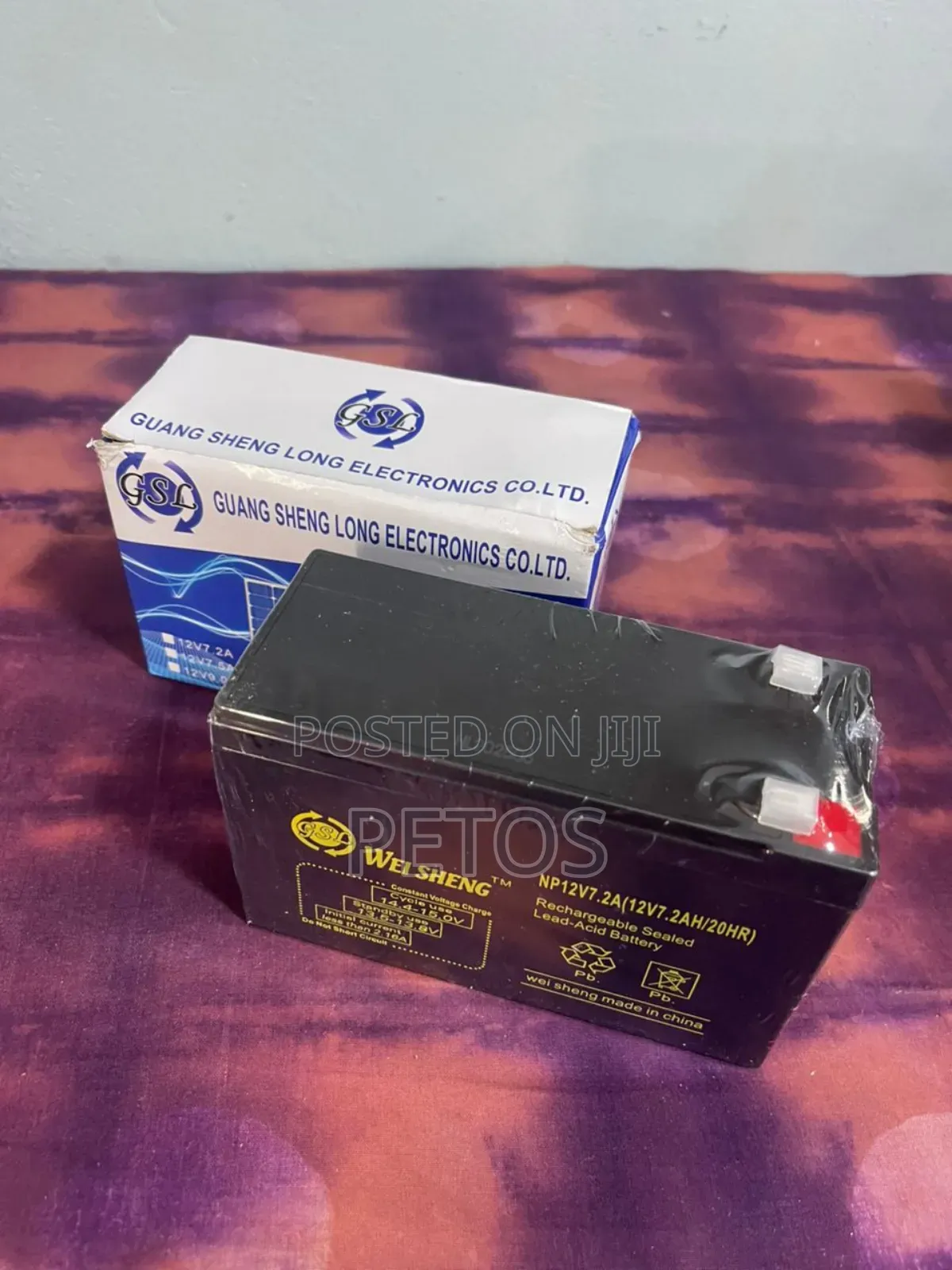 Gsl 12v 7.2ah Battery
