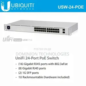 Ubiquiti Unifi 24-Port Poe Switch (Usw-24-Poe