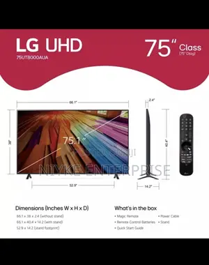 Lg Ut80 75-inch 4k Uhd Smart Tv (2024)