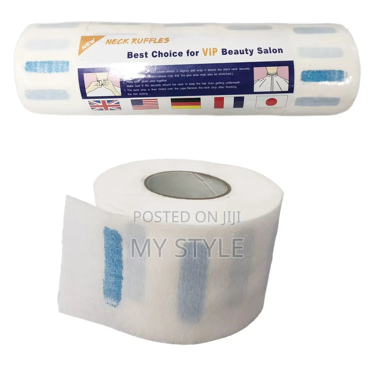 Barber Neck Roll Ruffles 5 Rolls Disposable Neck Tape