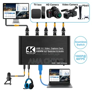 4 in 1 Hdmi Seamless Switcher Capture Card