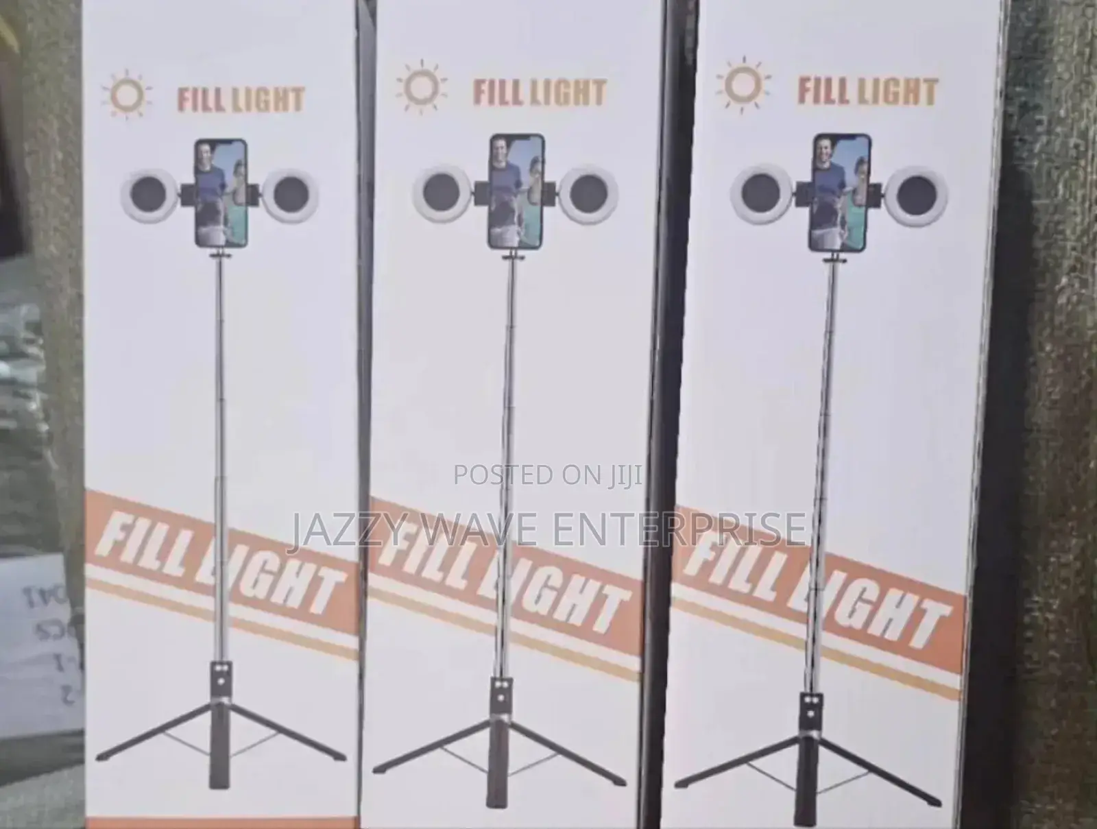 Selfie Stick With Fill Light