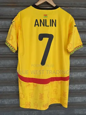 Customized Ghana Away Jersey _ Ghana 2025/2026 Away Jersey