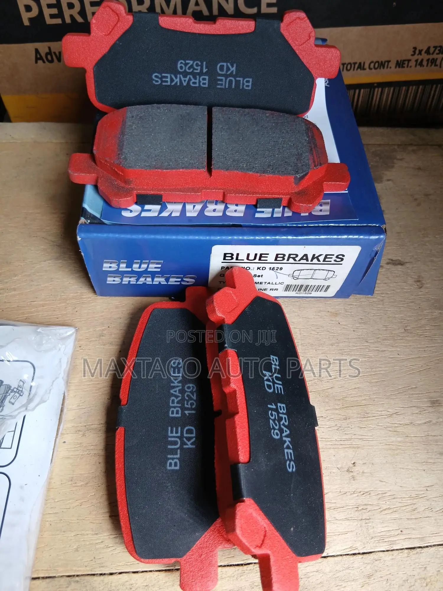 Blue Brakes Kd1529 Brake Pad-Back for Honda Pilot
