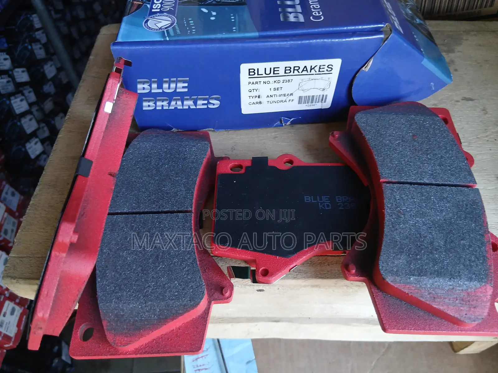 Blue Brakes Kd2387 Ceramic Brake Pad-F for Toyota Tundra