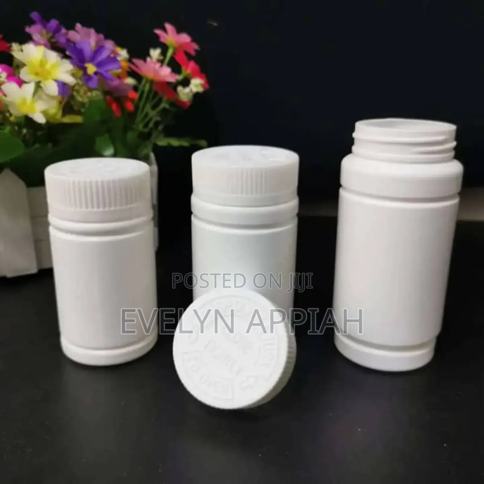 100ml Bamboo Capsules Container