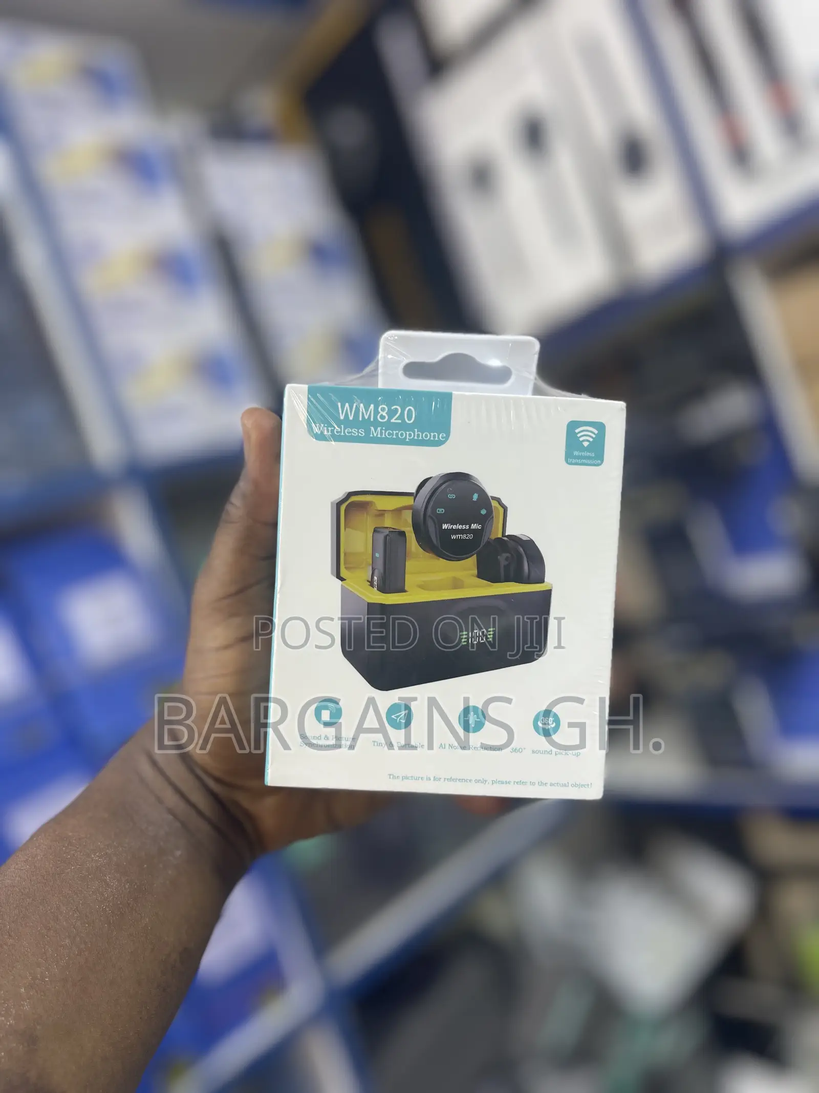 Maono Wm820 Wireless Microphone With Charging Case (2in1)