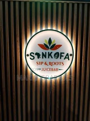 Custom Acrylic Logo With/Without Light(Indoor Signage)