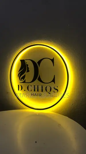 Custom Acrylic Logo With/Without Light(Indoor Signage)