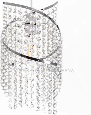 Klass Home Crystal Spiral Droplet Light Shade | Pendant, Lamp Shade