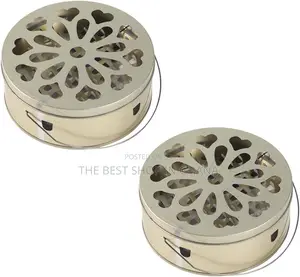 Mosquito Coil Holder, 2pcs Incense Burner With Handle and Lid