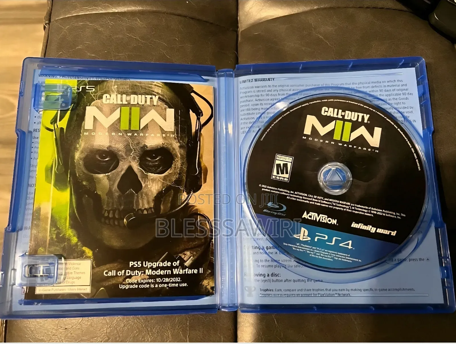 2022 Call of Duty Modern Warfare Ii for Ps4 Cross Gen Cd