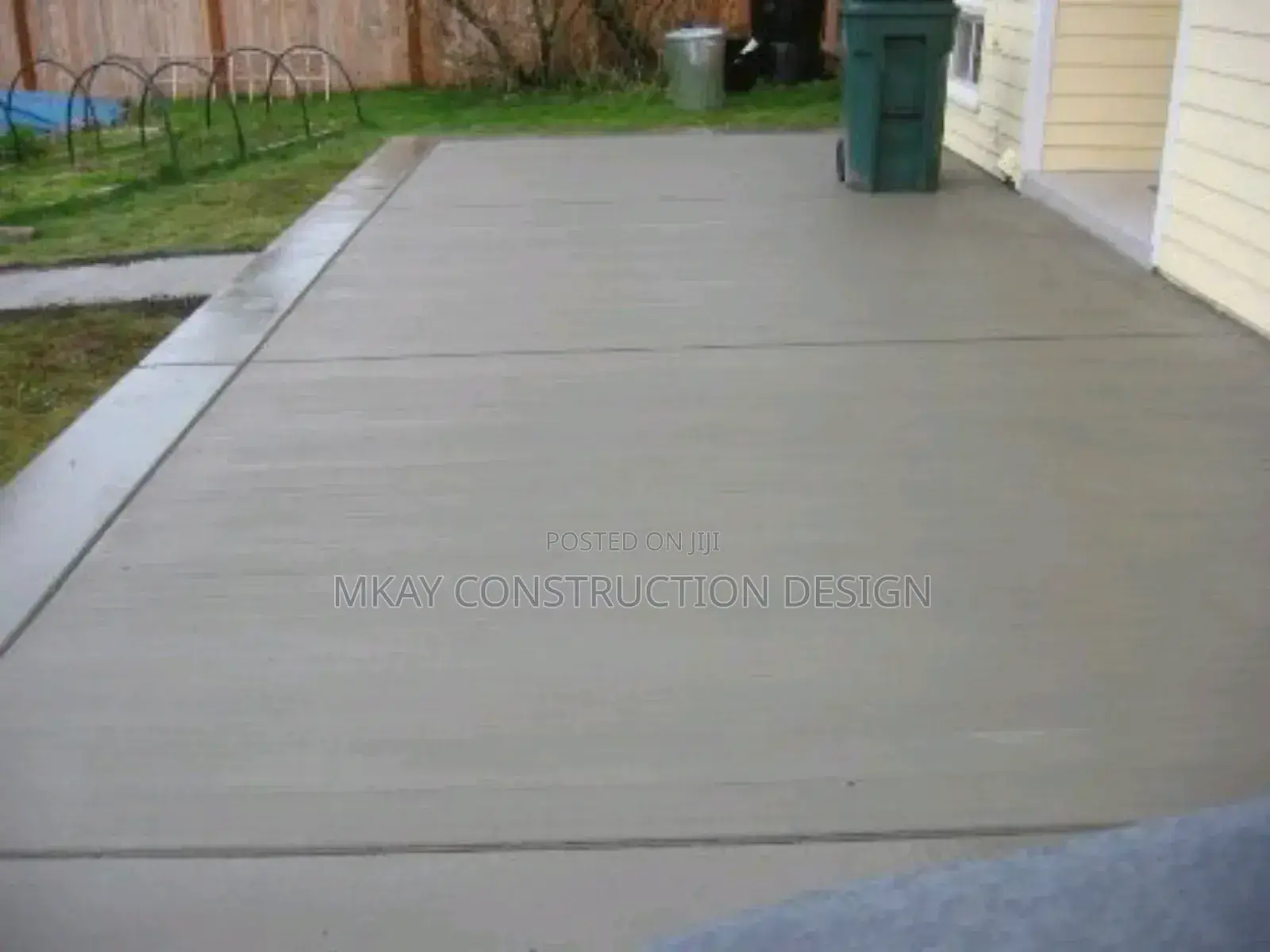 Chemical Broom Brush Concrete Demarcation Designs