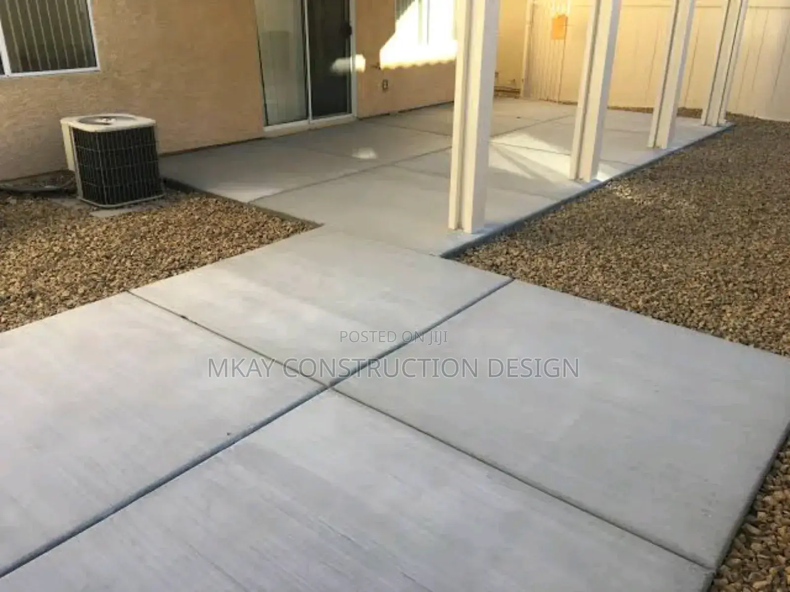 Chemical Broom Brush Concrete Demarcation Designs