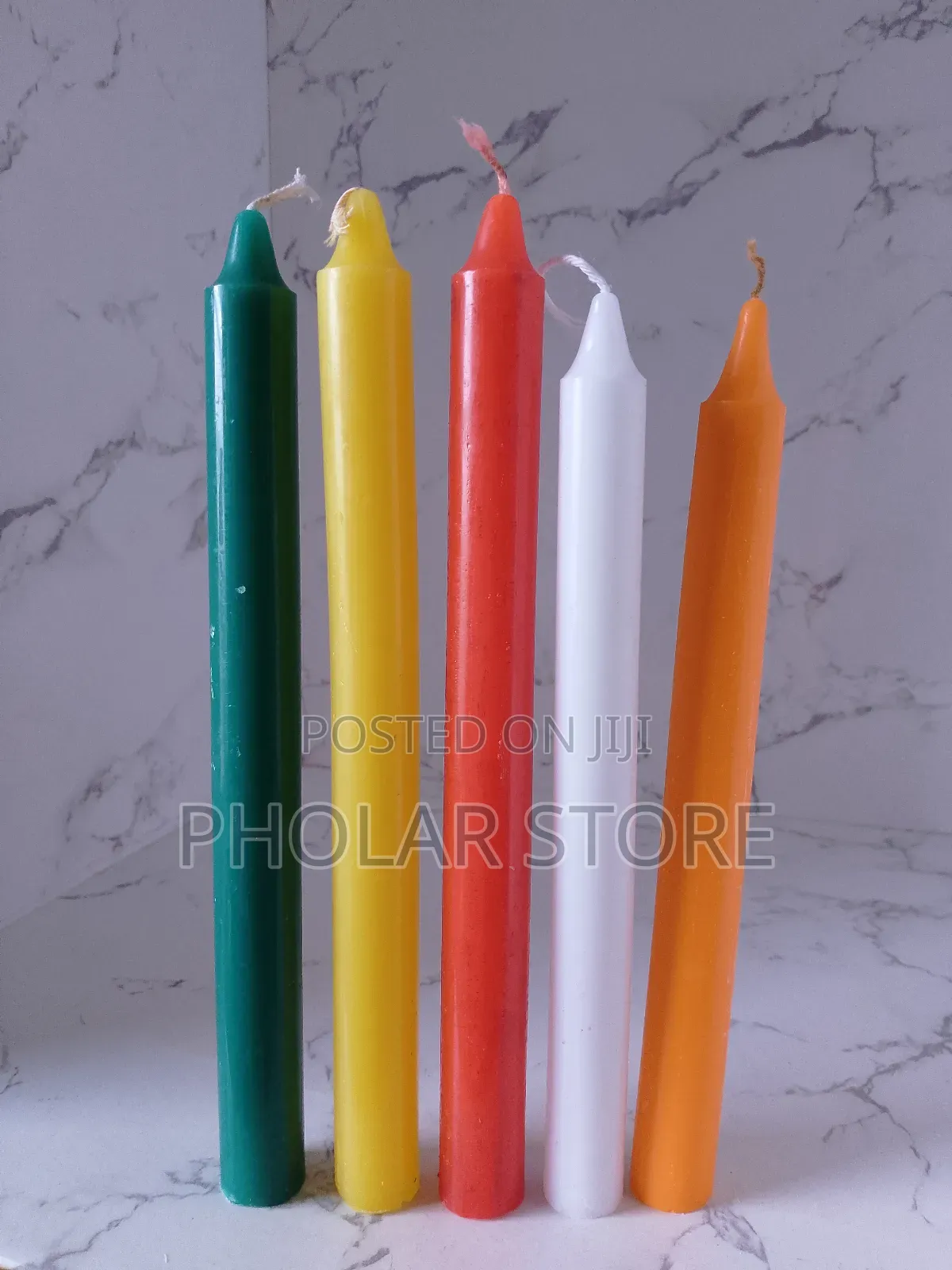 Candle ( Full Pack 45ghc) Colour Mixture (2pcs 15ghc) Green, Red,