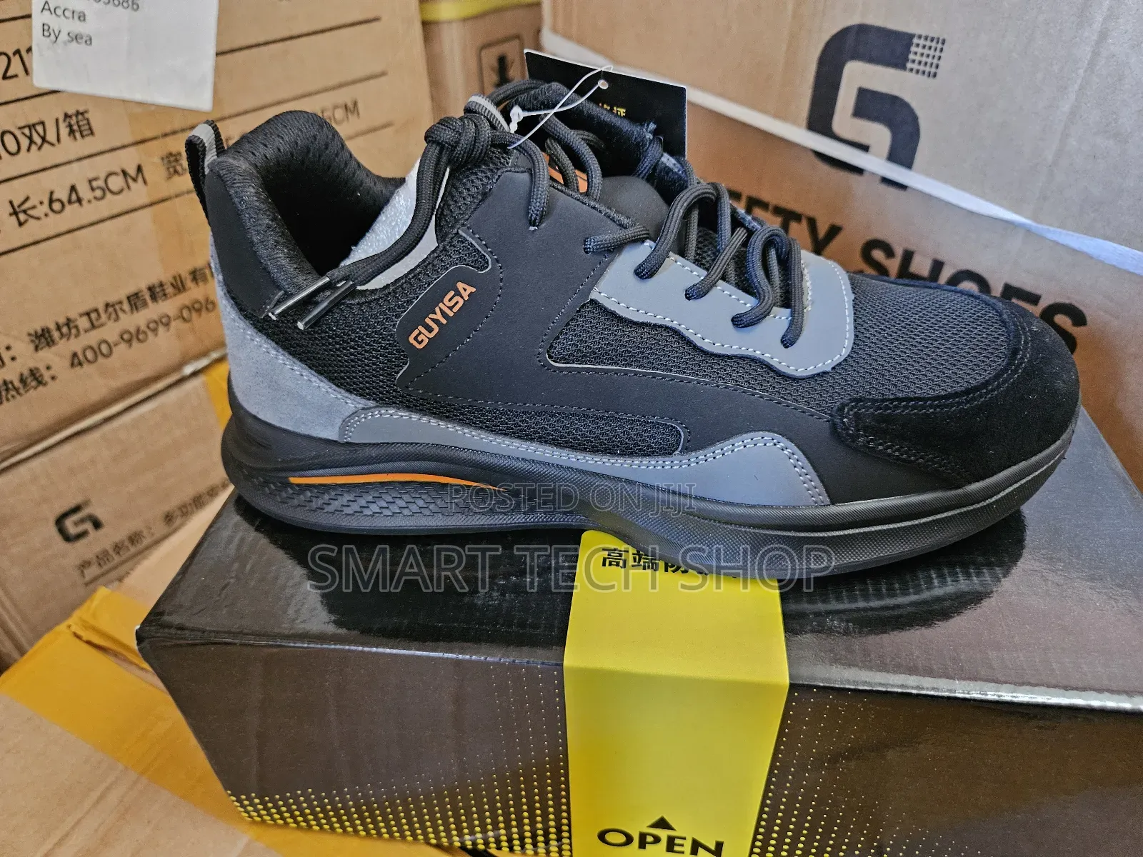High Grade Casual Safety Shoe Boot + Metal Toes And Kevlar Mid Soles
