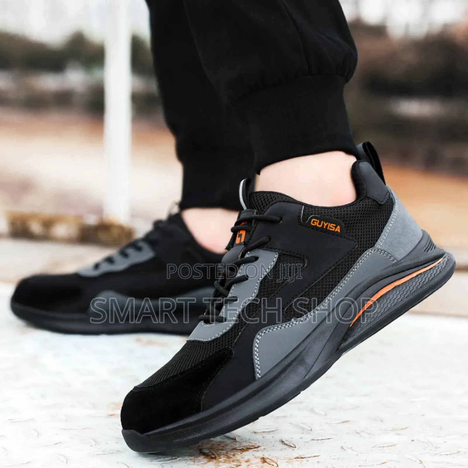 High Grade Casual Safety Shoe Boot + Metal Toes And Kevlar Mid Soles