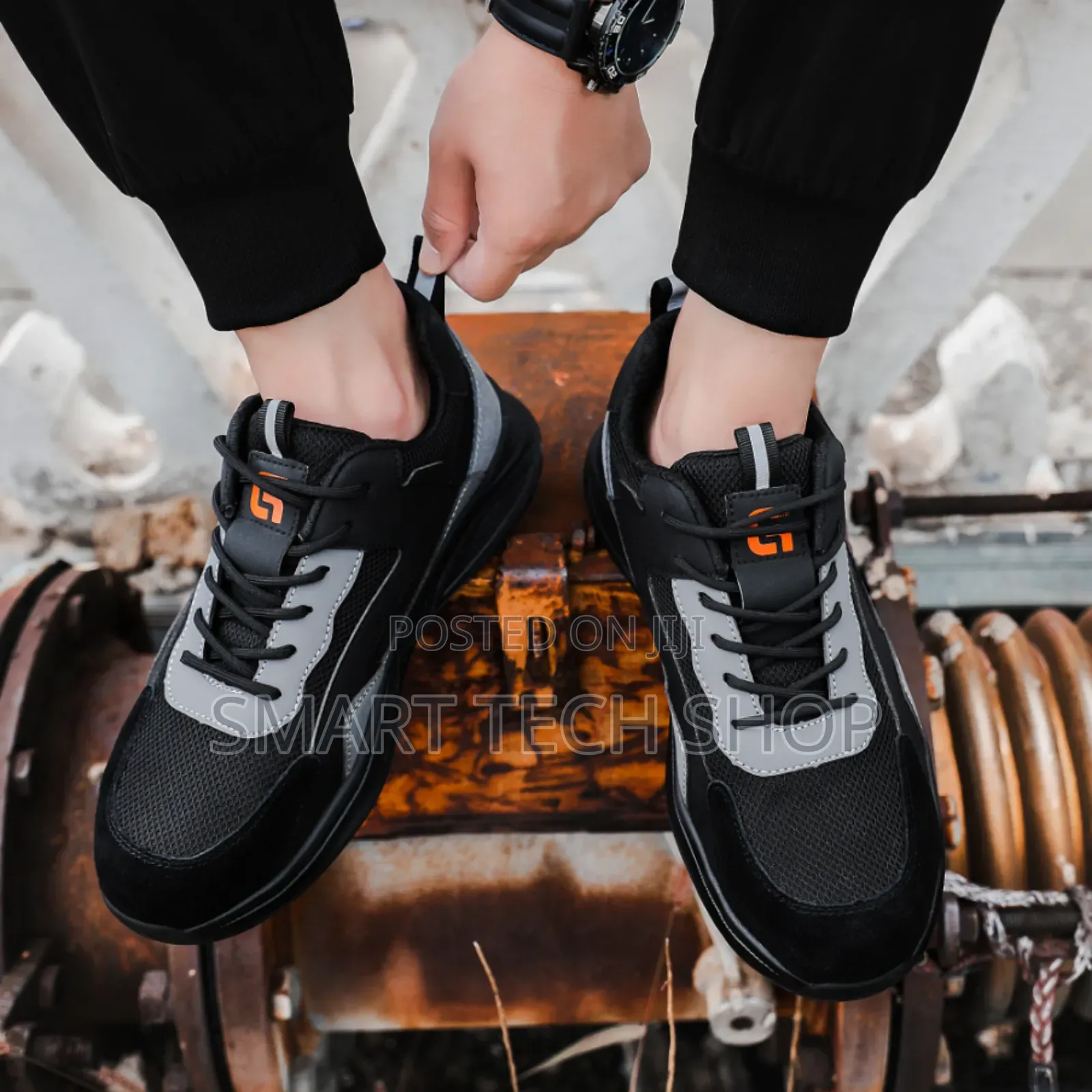 High Grade Casual Safety Shoe Boot + Metal Toes And Kevlar Mid Soles
