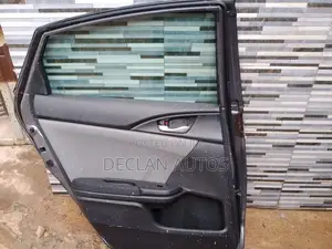 2016-2020 Honda Civic Sedan Rear Driver Left Door Black