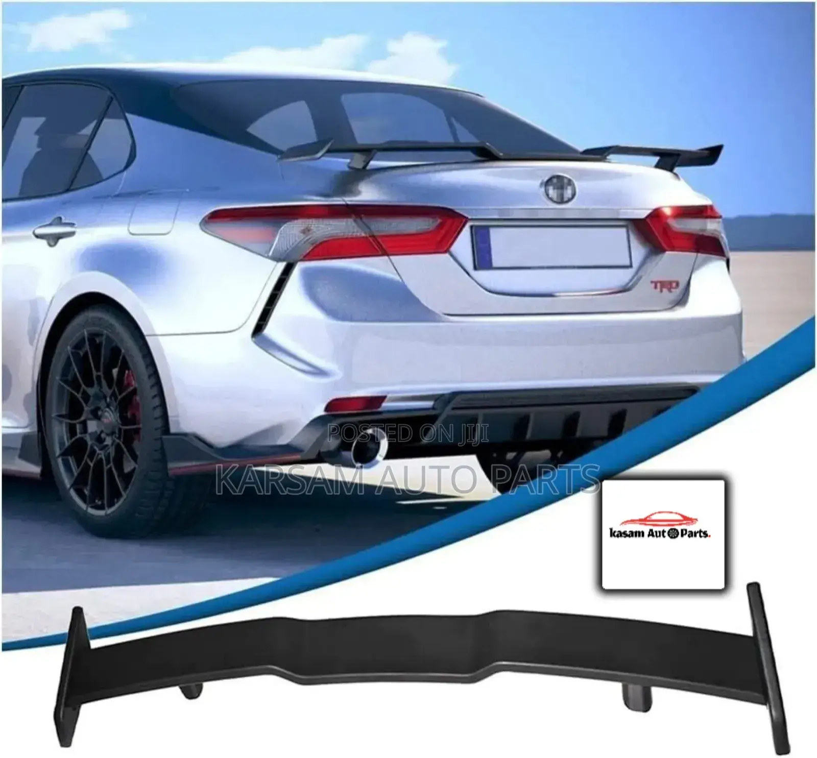 Toyota Camry 2018-2024 Boot Spoiler Sport Black Type