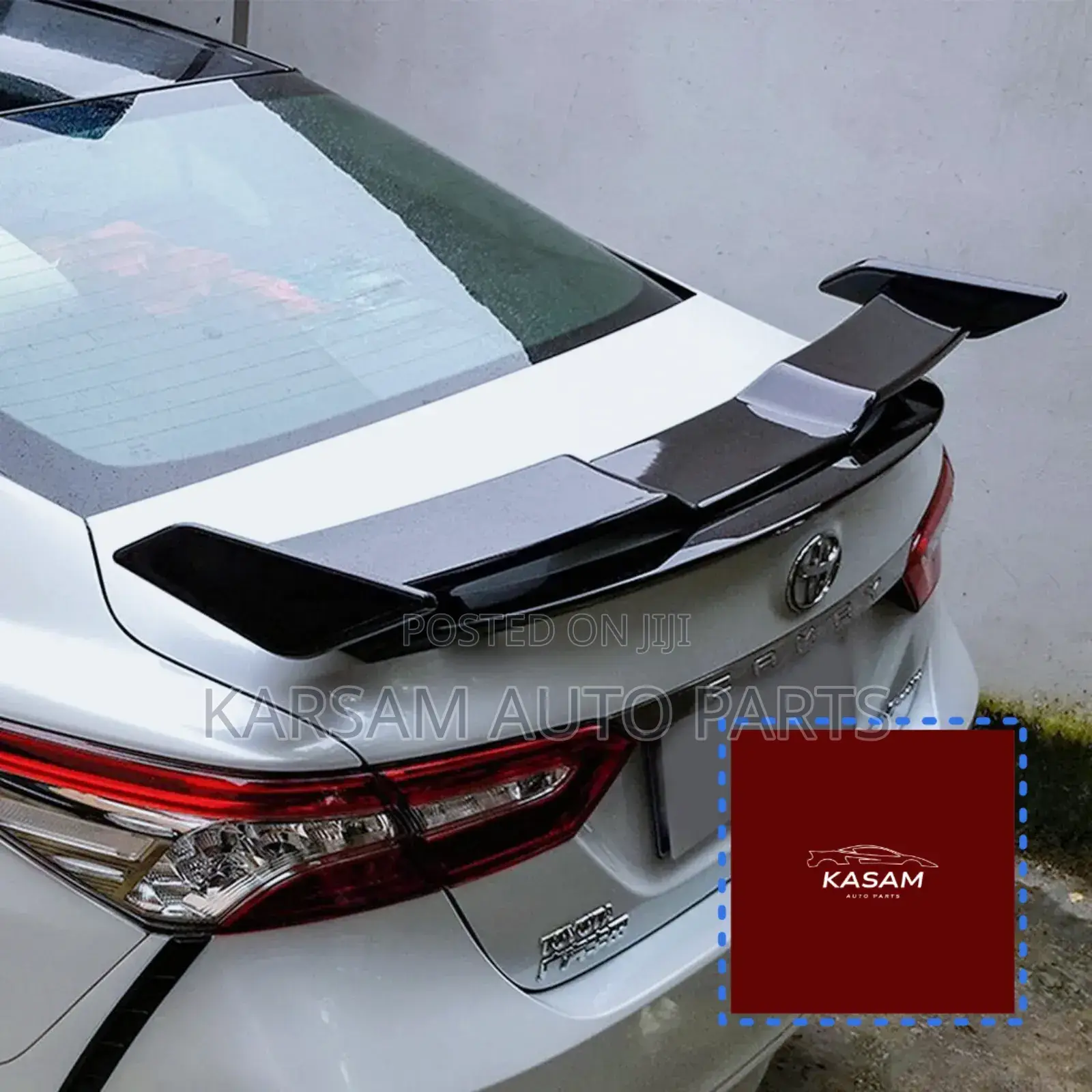 Toyota Camry 2018-2024 Boot Spoiler Sport Black Type