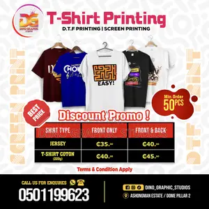 T-shirt Printing (Dtf | Screen Printing)