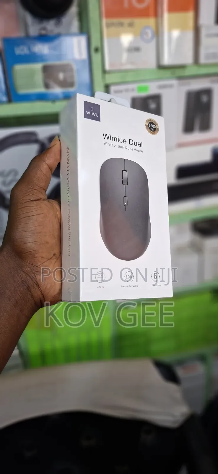 Wiwu Wimice Lite Wireless Dual Mode Mouse (Black)