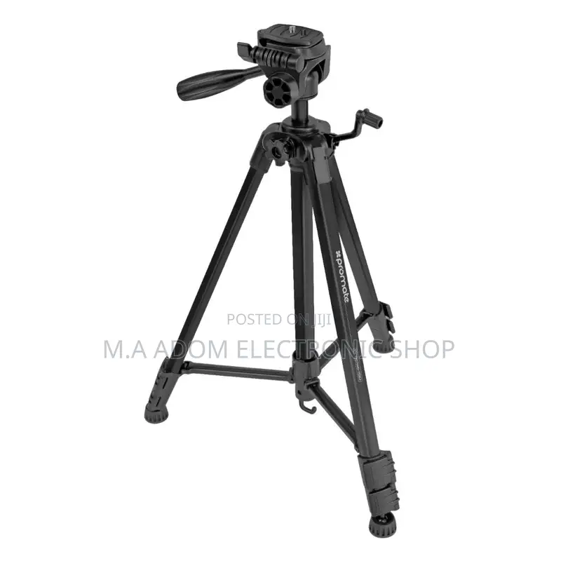 Promate 3 Sections Aluminium Alloy Tripod With Quick-Release Plate