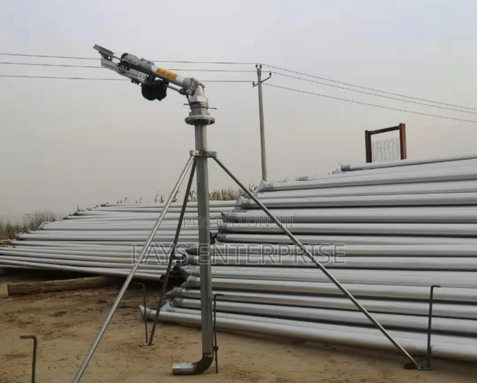 Metallic Industrial Sprinkler Gun /Rain Gun (70 Meters Radius)