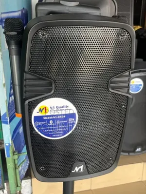 8inches N1 Bluetooth Speaker With Two Wireless Microphone