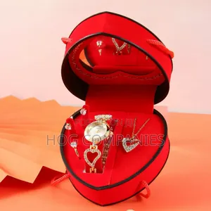 Ladies Watch Necklace Christmas Gift Set Box In Accra-fast Delivery