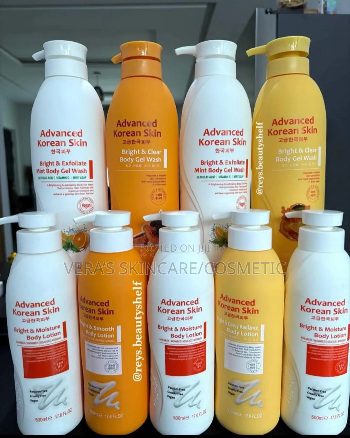 Advanced Korean Body Lotion And Shower Gel