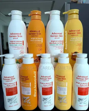 Advanced Korean Body Lotion And Shower Gel