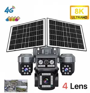 4 Lens 4 Videos 4g Solar Camera