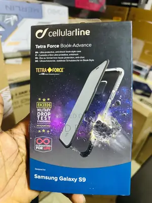 Samsung S9 Book Cover, Military Grade