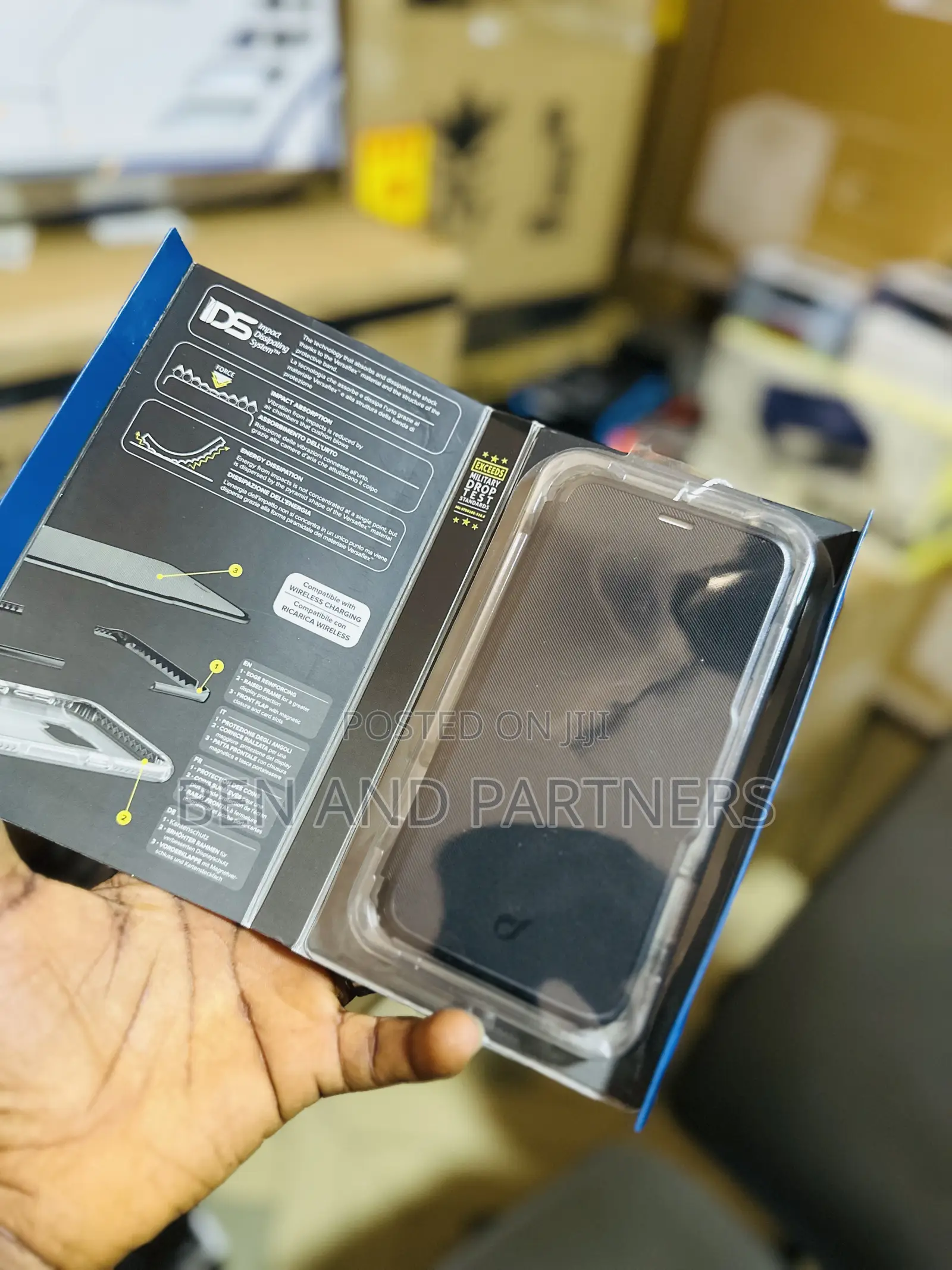 Samsung S9 Book Cover, Military Grade