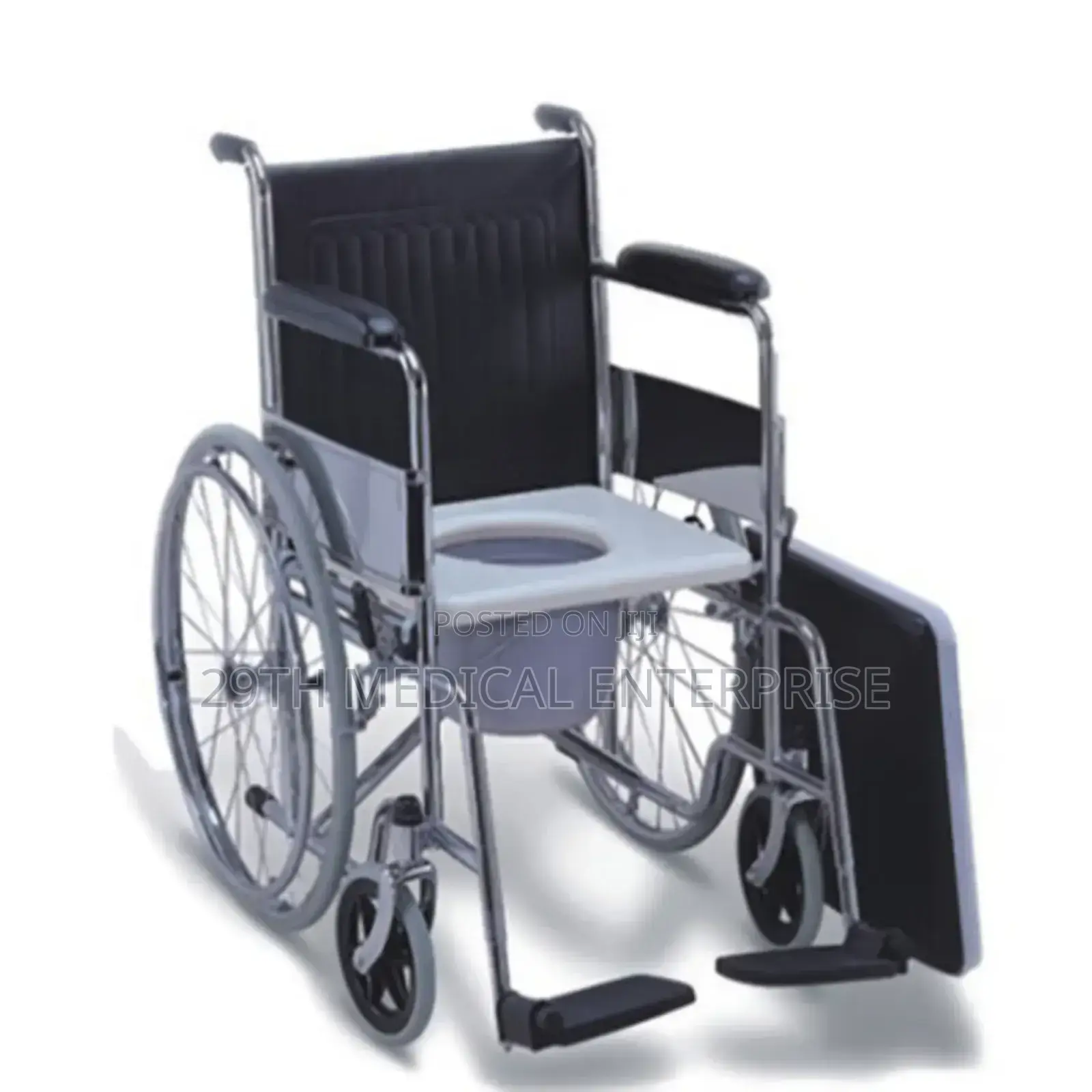 Commode Wheelchair (Short Back)