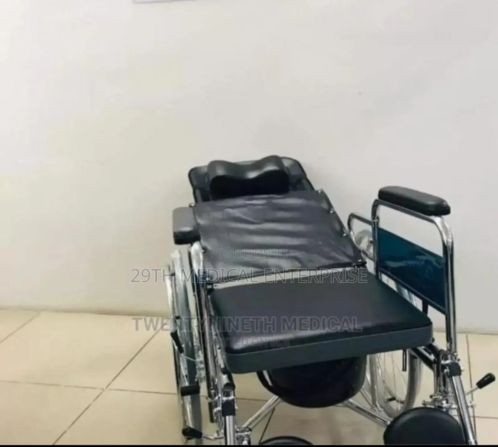 Commode Wheelchair (Long Back)