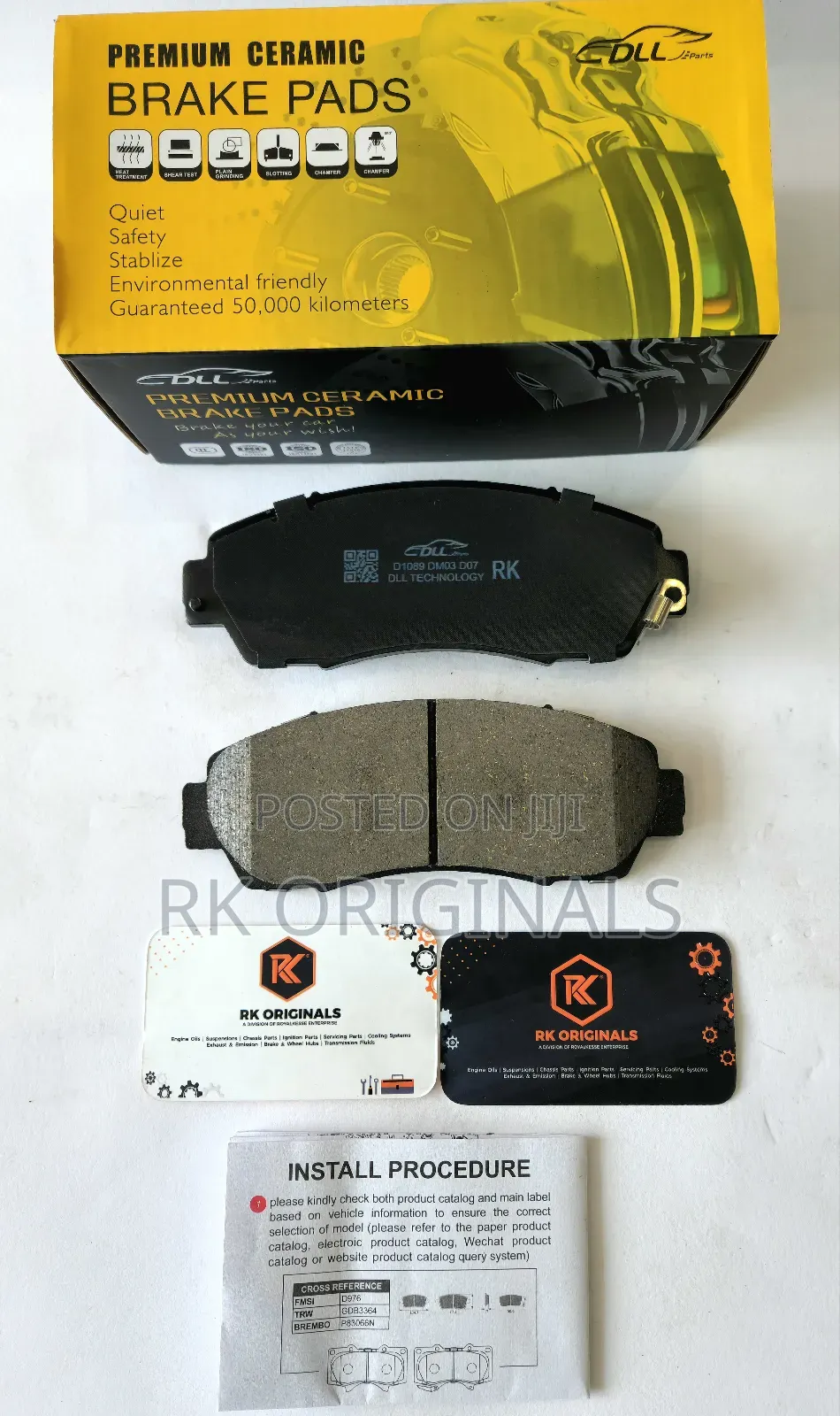 Acura Rdx 19-25/Tlx/Cr-v 12-22/Odyssey 11-17 Ceramic Front Brake Pad