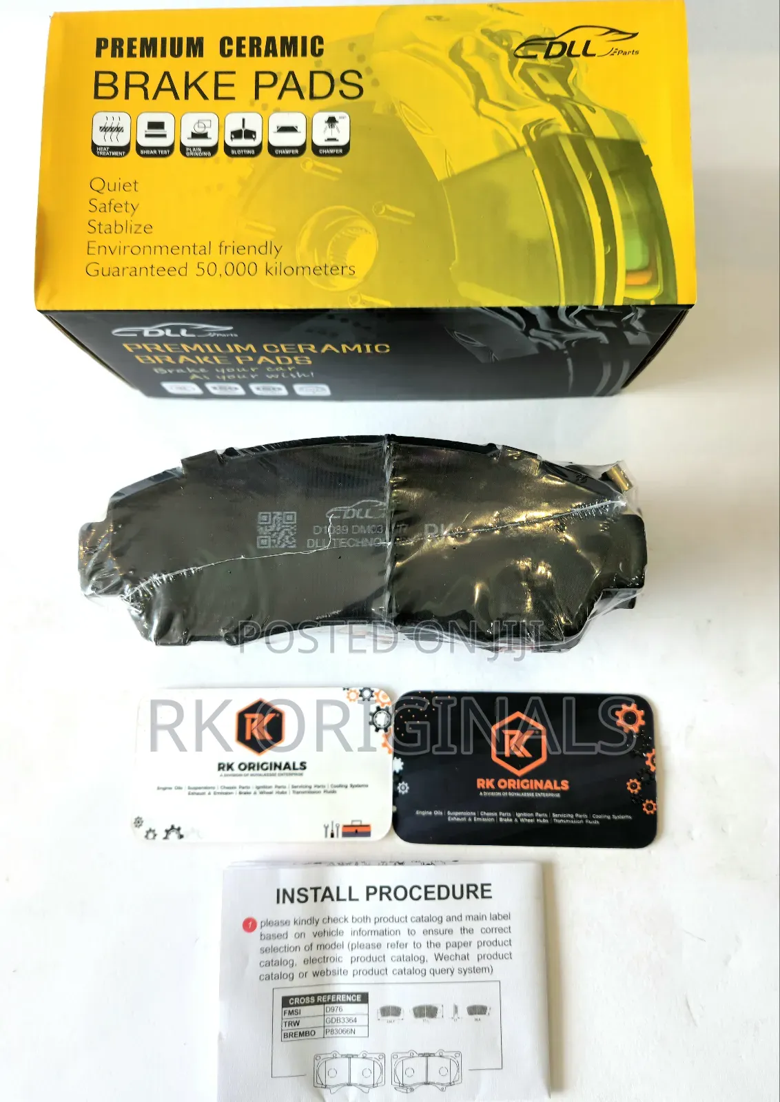 Acura Rdx 19-25/Tlx/Cr-v 12-22/Odyssey 11-17 Ceramic Front Brake Pad